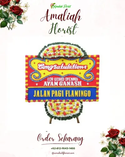 Bunga Papan Congratulation di Sofifi